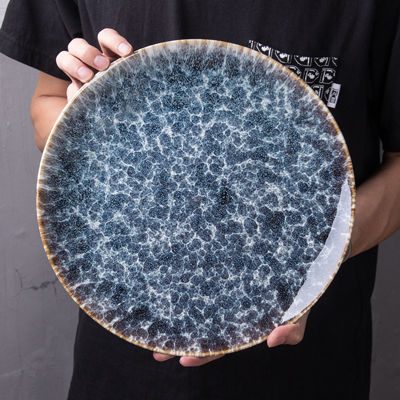 Plato de frutas de verduras Plato de filete Western de gran tamaño