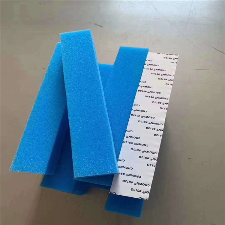 防护面罩自粘海绵条 白色PU慢回弹背胶条 防雾密封 厂家现货