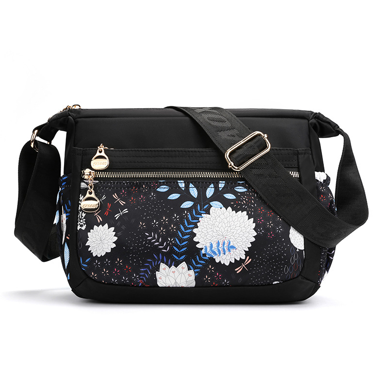 Chippo 2024 nuevo elefante árbol belleza solo hombro bolso femenino al por mayor nylon impreso casual mochila inclinada