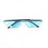 Mosaic pixel coding funny sunglasses two -dimensional cool birthday gift stage jumpy performance sunglasses