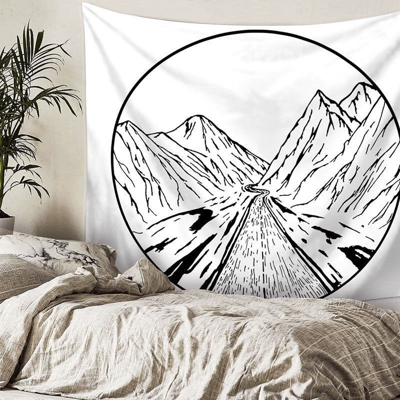Tapestry (Zhiyu) 3D Digital Print Polyester, multiple patterns, sizes 1×0.7–3×1.5 m