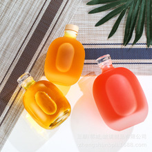 250ml小酒瓶 圆形果酒瓶 玻璃饮料瓶 圆酒瓶 500ml磨砂果酒瓶