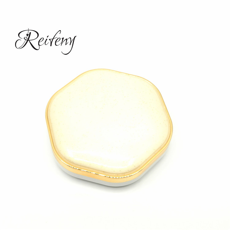 珠光盖粉盒批发化妆品腮红眼影盒包材悦菲霓包装工厂批发定空盘