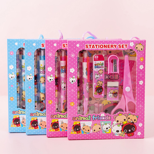 Primary school students' gifts, children's gifts, prizes, school supplies, school supplies, stationery sets, gift boxes, direct selling wholesale T