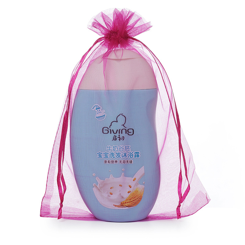 Bolsitas de organza al por mayor bolsa de cordón color sólido para dulces joyería regalos