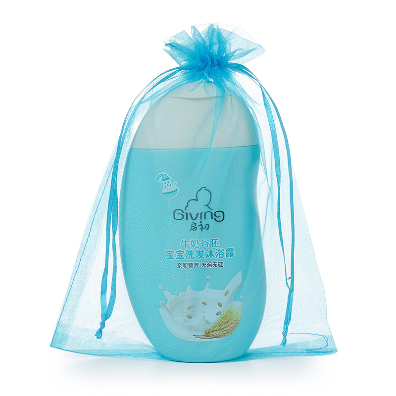 Bolsitas de organza al por mayor bolsa de cordón color sólido para dulces joyería regalos