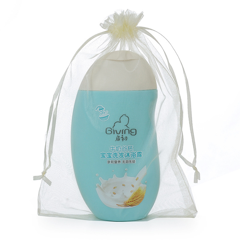 Bolsitas de organza al por mayor bolsa de cordón color sólido para dulces joyería regalos