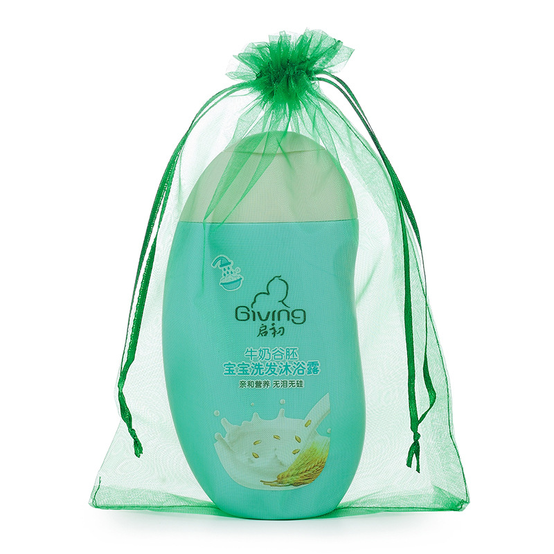 Bolsitas de organza al por mayor bolsa de cordón color sólido para dulces joyería regalos