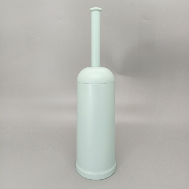 Creative BOSS cepillo de limpieza de plástico con base de mango largo cepillo de inodoro a prueba de salpicaduras cepillo de inodoro