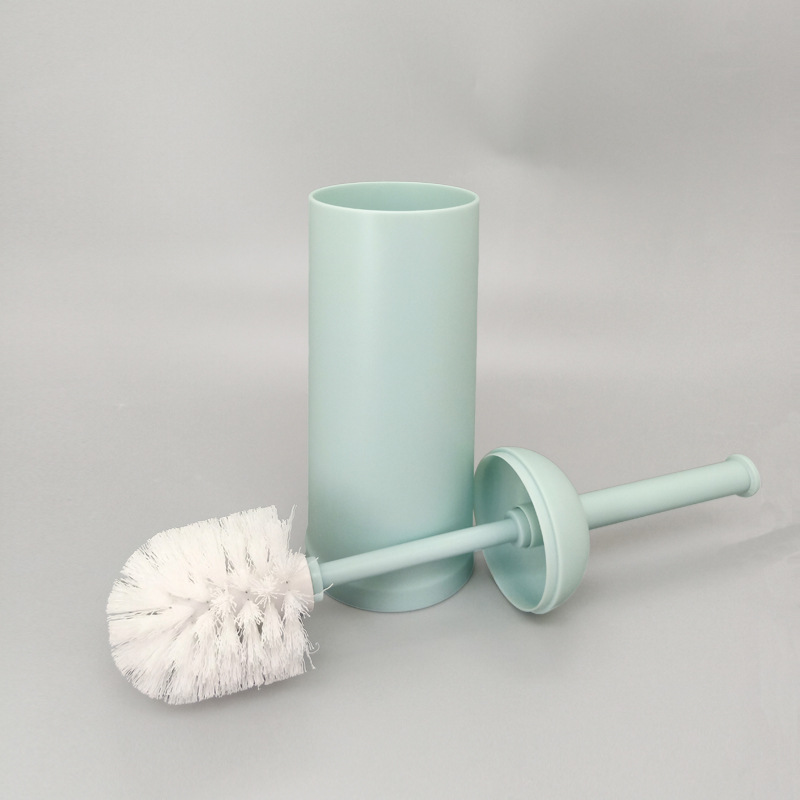Creative BOSS cepillo de limpieza de plástico con base de mango largo cepillo de inodoro a prueba de salpicaduras cepillo de inodoro