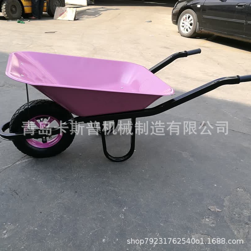 胶南工厂供应独轮手推车出口西非市场WB6400X