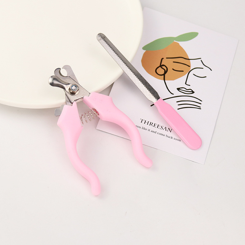 Suministros para mascotas Amazon popular de acero inoxidable para mascotas cortaúñas gato y perro mascota cortaúñas archivo cortaúñas
