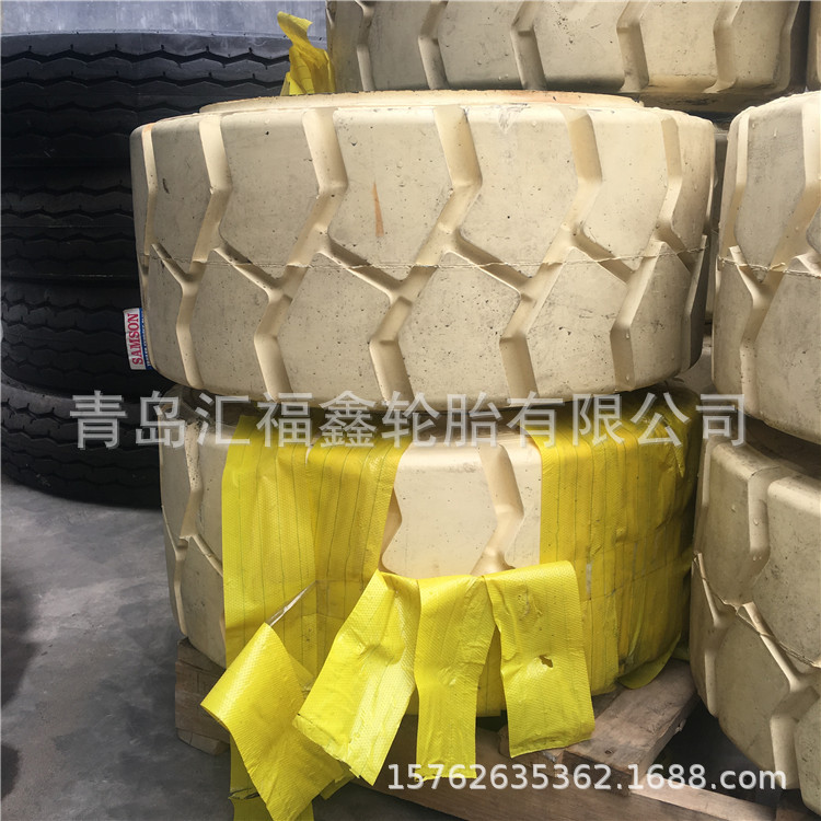 供应 600-9 白色无痕实心轮胎  6.00-9 配套钢圈