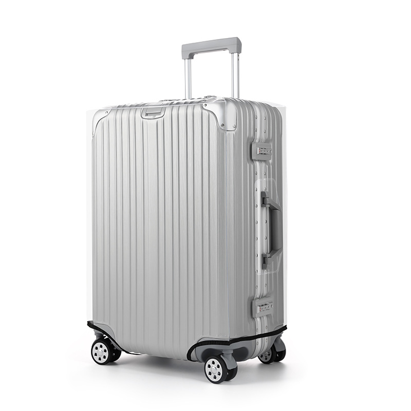 Equipaje cubierta protectora transparente impermeable trolley caso cubierta de la caja de cuero de viaje cubierta 20/24/26/28/cubierta engrosada resistente al desgaste