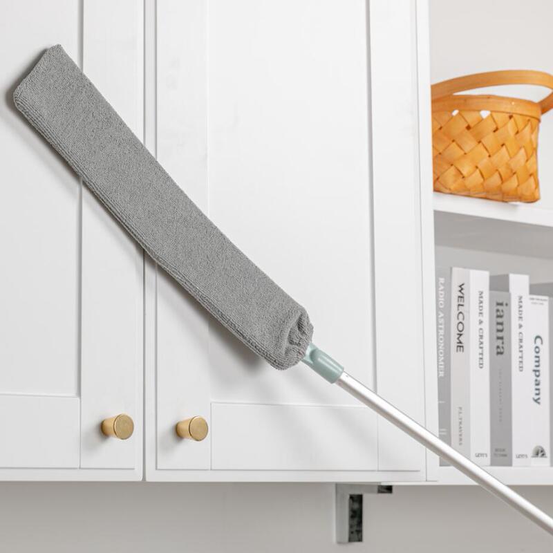 Extbottomed Duster for Household Bed Cleaning Sweeping Stall Wall Roof Dust Long Handle Retractable Gap Dust Brush