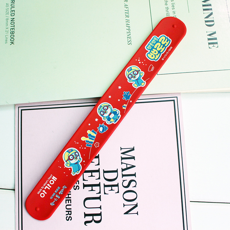 Fábrica modelo niños pop anillo de dibujos animados de silicona pop pulsera creativa pulsera de silicona Impresión de transferencia térmica