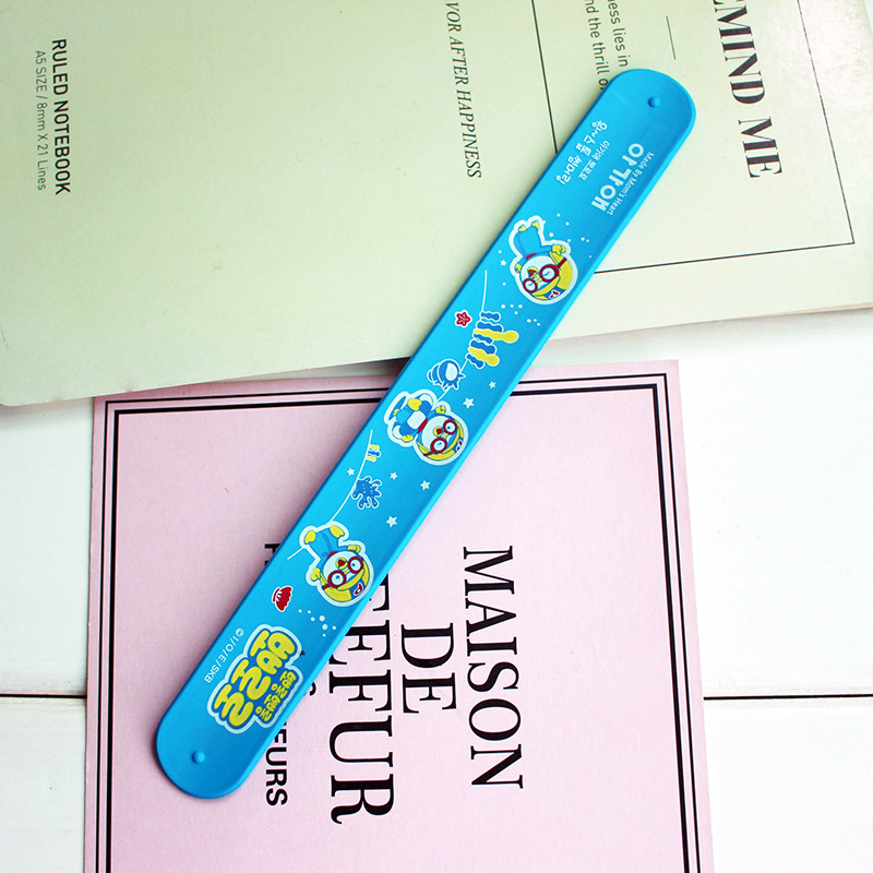 Fábrica modelo niños pop anillo de dibujos animados de silicona pop pulsera creativa pulsera de silicona Impresión de transferencia térmica