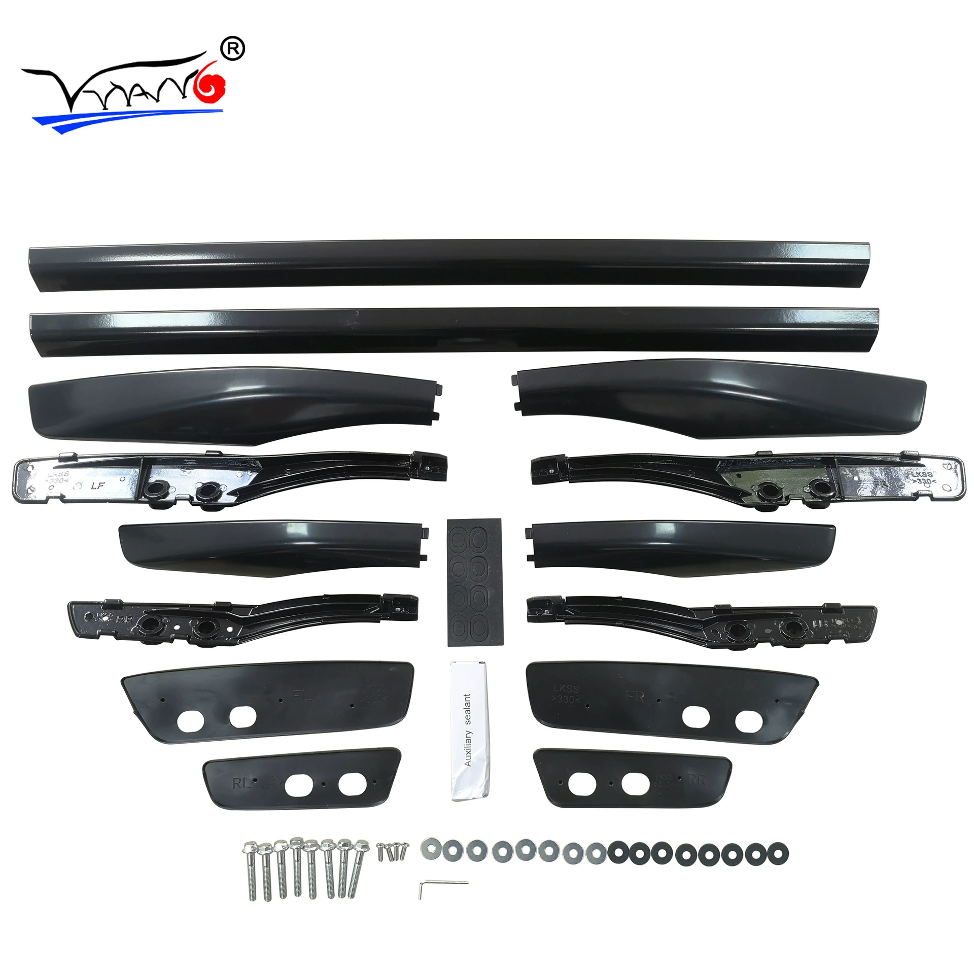 Подходит для багажника Lexus RX330 2005-2010 годов выпуска, вертикальный стержень из алюминиевого сплава, замковый винт, крепление на крышу.