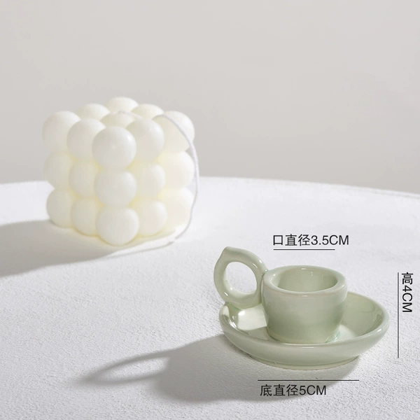[碟型烛台2款青瓷]