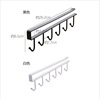 Manufacturer Kitchen Iron Expensive flat iron hook cabinet storage hook rack tie hanging hook -hanging closet storage rack