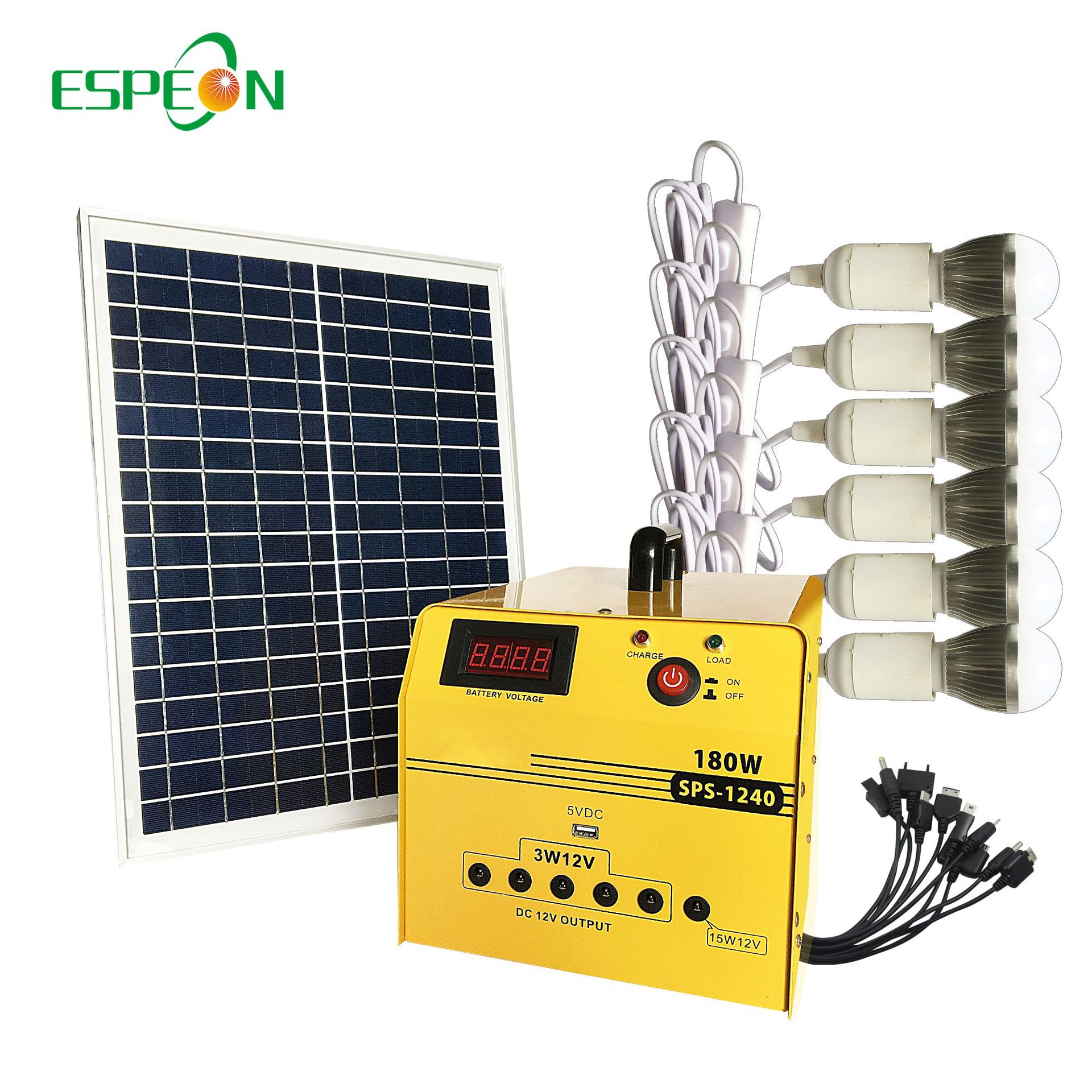 60W太阳能发电系统 太阳能照明系统 太阳能储能系统 Solar System