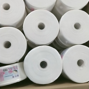 Pearl cotton soft towel disposable face towel thickened large roll face towel 450g wet and dry dual-use factory supply