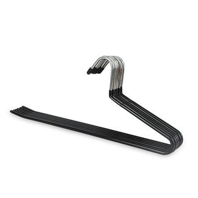 Estante de los pantalones de ganso de acero inoxidable S-tipo plástico inmersión hogar percha metal antideslizante magia engrosada hierro pantalones percha