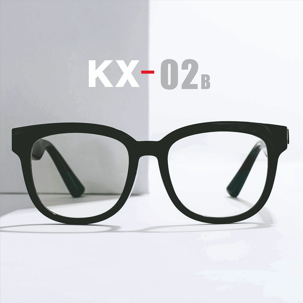 Versión de carga rápida real inalámbrico Bluetooth inteligente gafas anti-azul luz gafas marco aleación de titanio elástico bisagra fuerza cómodo kx22