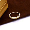 Japanese jewelry, organic ring from pearl, 9 carat white gold, simple and elegant design