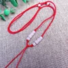 Red necklace cord