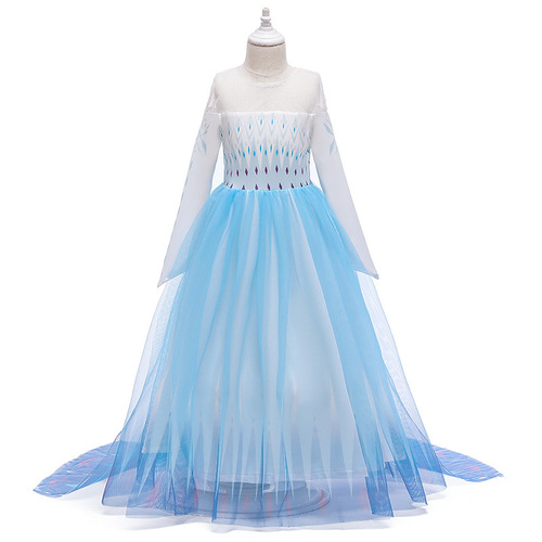 Frozen Elsa princess children's dress foreign trade children's clothing girl dress girl dress Christmas dress