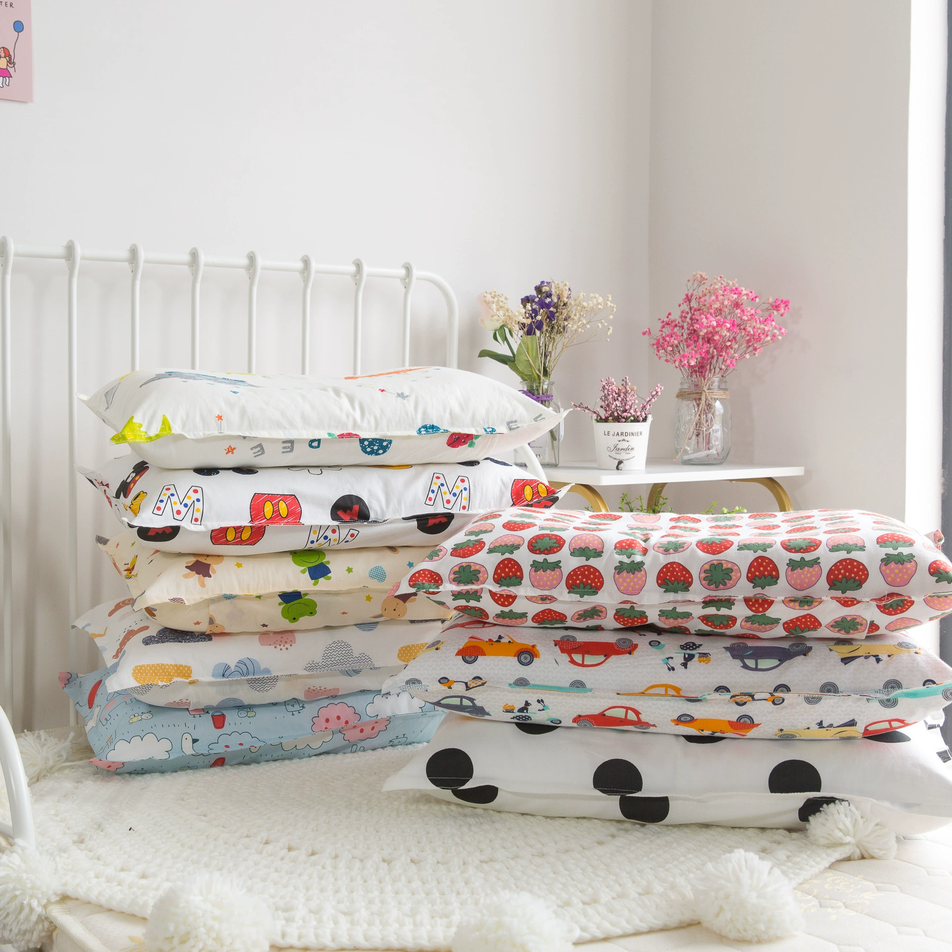 Заводская специальная мультяшная детская наволочка, хлопковая детская наволочка, детская наволочка 30x50, наволочка для детского сада, бесплатная доставка