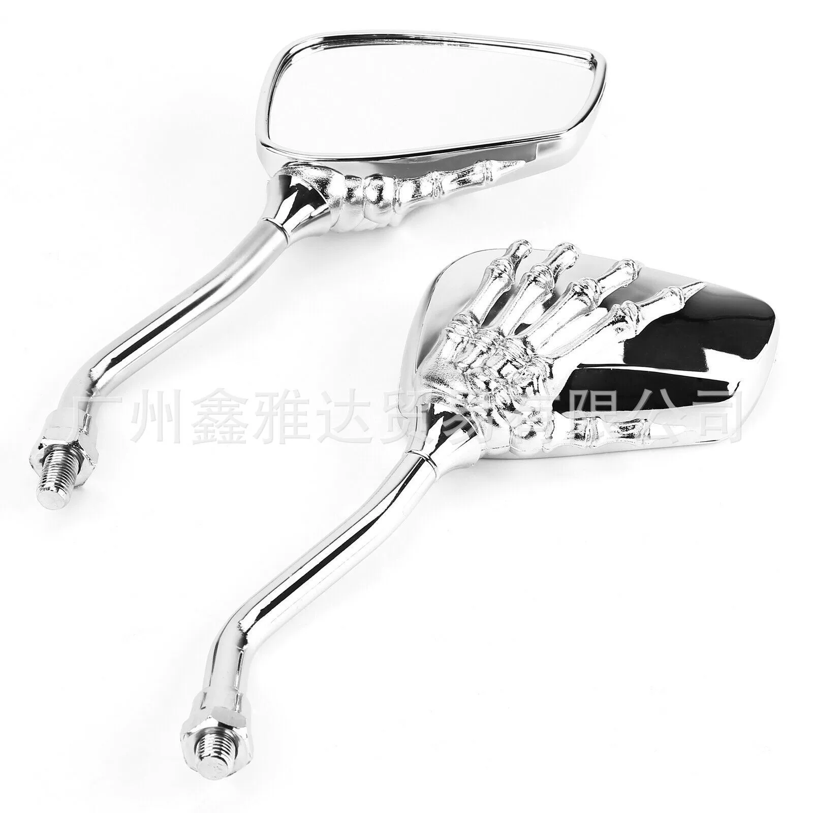 Motorcycle modification rear -view mirror electric vehicle reversing mirror skull back visual mirror ghost hand ghost claws reversing mirror