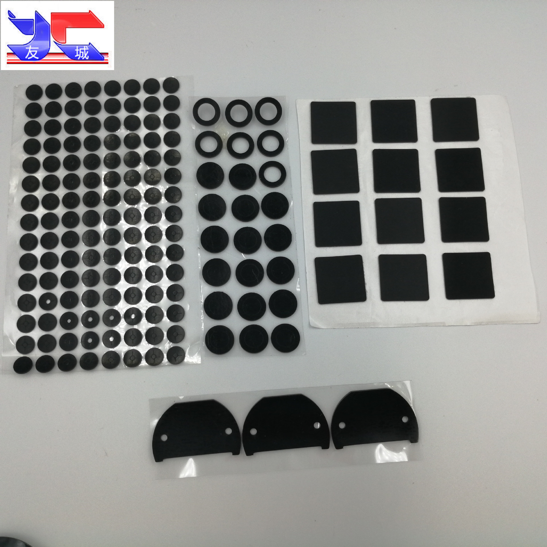 硅胶密封条 家具玻璃防滑垫 单面背胶电器隔热减震胶垫