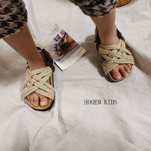 Summer Children's Korean Braided Sandals Corn Sandals