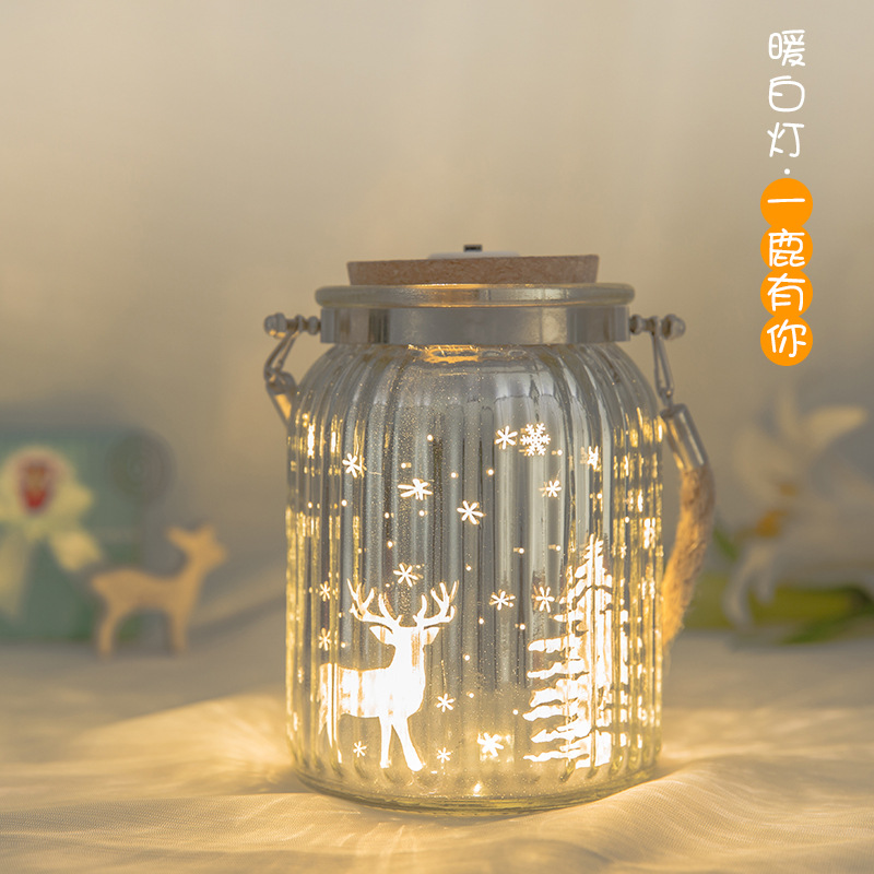 Botella deseando luminoso DIY estrella botella origami grúa de papel botella de vidrio suerte luminoso cielo estrellado botella regalo de graduación