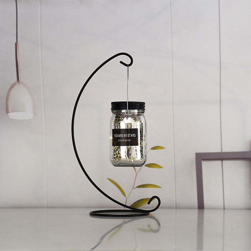 Botella deseando luminoso DIY estrella botella origami grúa de papel botella de vidrio suerte luminoso cielo estrellado botella regalo de graduación