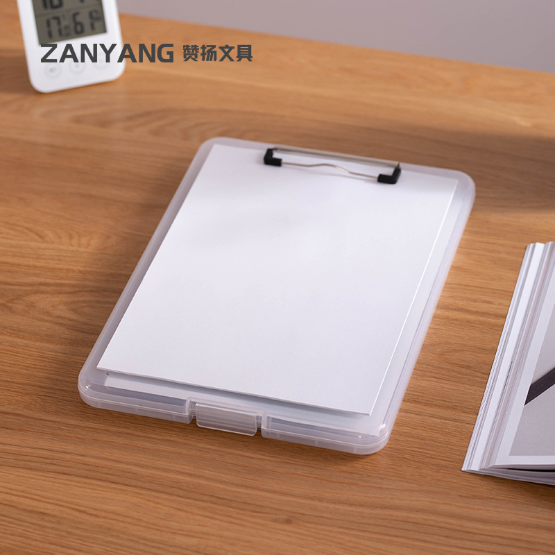 Writing Pad Board Clip Writing Sketchpad Copying A4 Document File Storage Box with Copying Writing Pad Clip Multifunctional