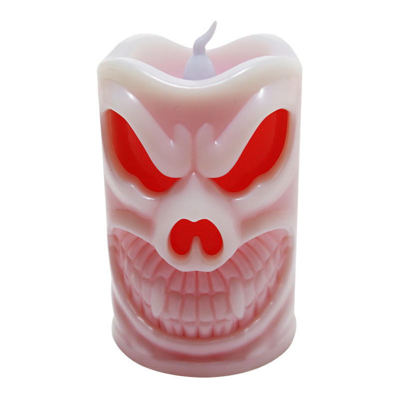 Lámpara de calavera grande Blanco