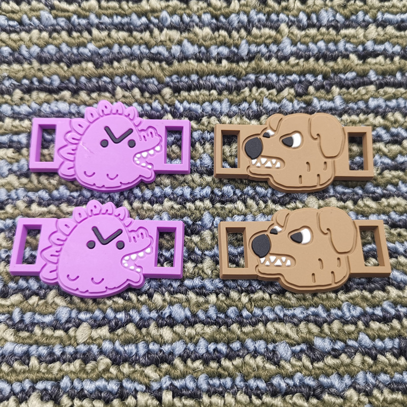 玩偶卡通鞋扣可爱动物图案儿童鞋带扣接受小批量订制饰品软胶挂件