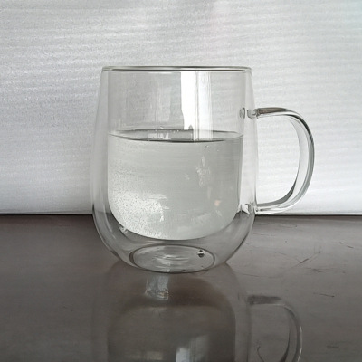 厂家货源高硼硅咖啡杯双层玻璃水杯耐热大容量马克杯