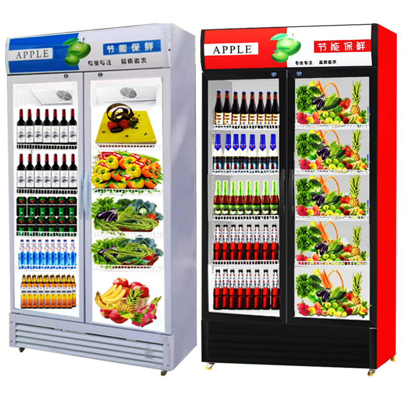 晟朗商用风冷立式双门三门展示柜保鲜柜冰柜啤酒柜冷藏柜饮料柜