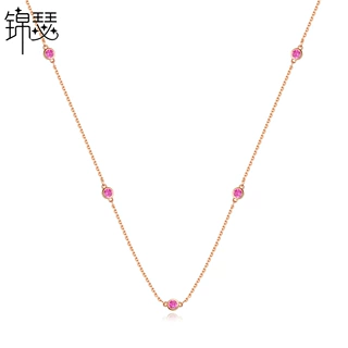 锦瑟 手工链条毛衣链铜镶锆石项链时尚韩版长款简约项链饰品批发