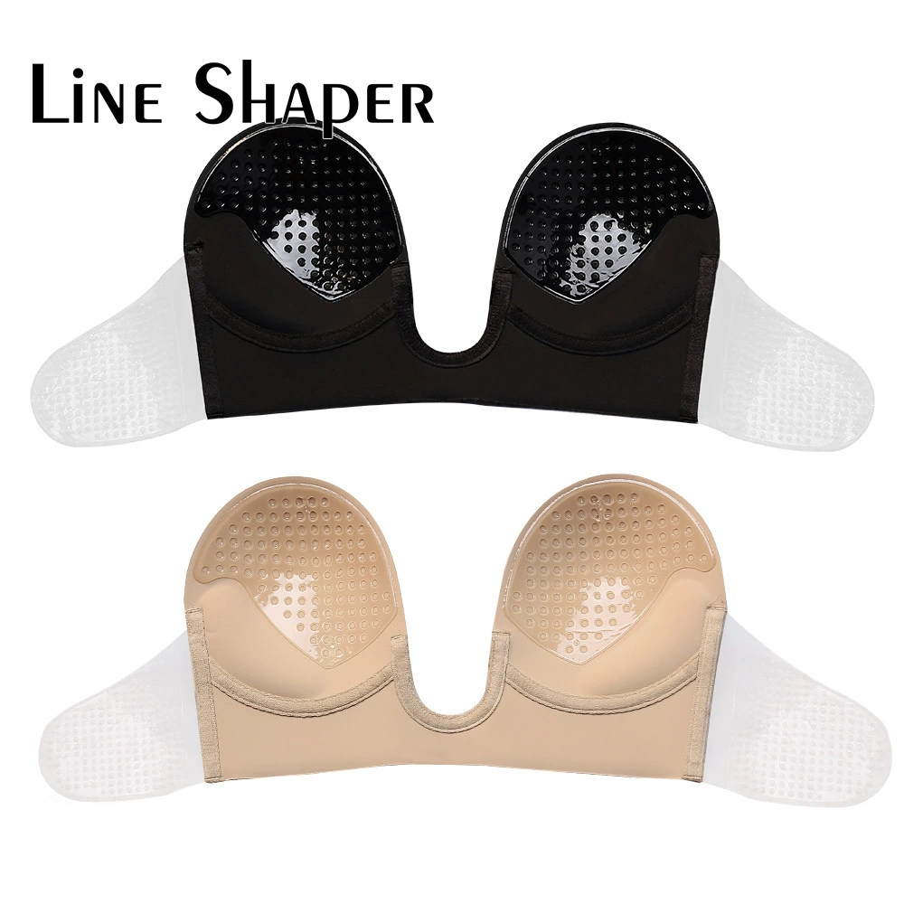 Invisible push up bra, straps, wireless bra, silicone protective underware, nipple stickers, breast pads, beautiful back