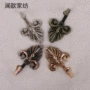 欧式扇形锌合金窗帘壁钩