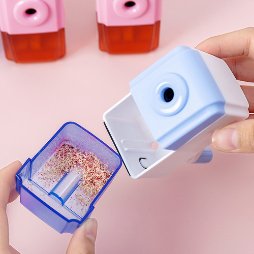Creative primary school student prizes hand-cranked pencil sharpener automatic pen feed pencil sharpener school supplies children's gift pencil sharpener