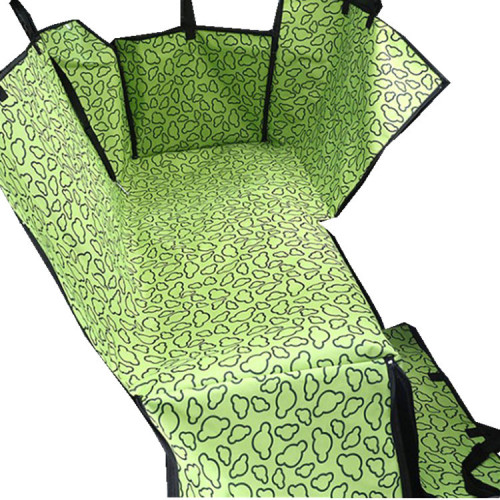 Car rear seat double-row pet mat dog cushion, car back seat Oxford fabric waterproof pet car dog mat