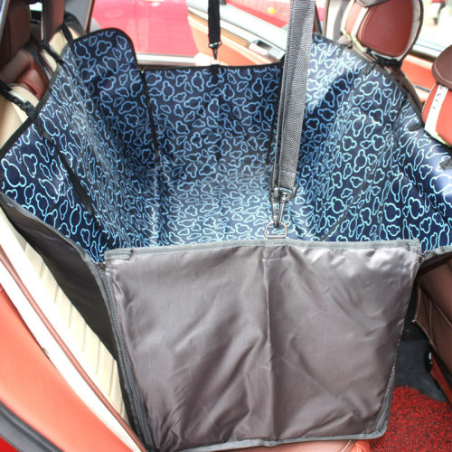 Car rear seat double-row pet mat dog cushion, car back seat Oxford fabric waterproof pet car dog mat