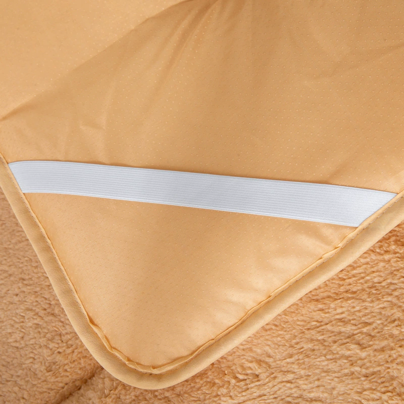 Foldable warm mattress for elementary school students, increased thickness