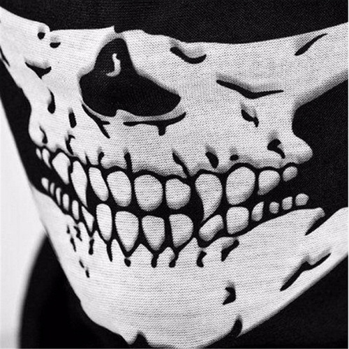 Bandana headgear, magic riding mask, warm waistband, Halloween props, ever-changing skull outdoor mask